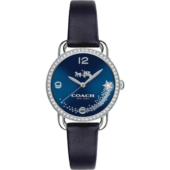 Coach DELANCEY CRYSTAL ACCENT STRAP WOMEN'S WATCH - Picture 1 of 7